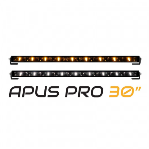 Lumini, Becuri, Proiectoare - Led Bar cu pozitie alba si galbena + faza (2 moduri), 76.3cm, 12/24V, 14200Lm, Apus PRO