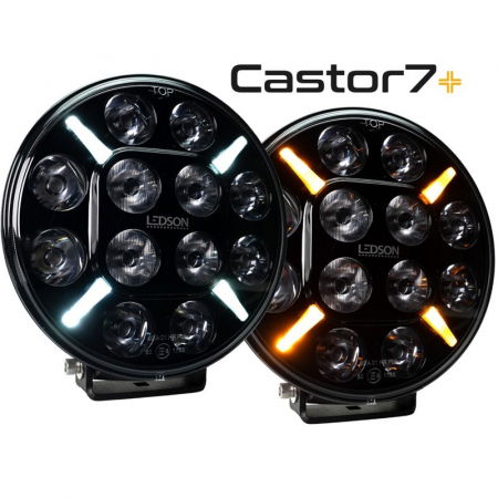 LEDSON Castor7+ Lumina auxiliara LED 60W cu lumina de pozitie galben-portocaliualba - Ledson 33491206
