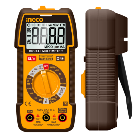 Aparate si unelte de masura - Multimetru digital, 4000 de numaratori, True RMS, 600V, cu lanterna