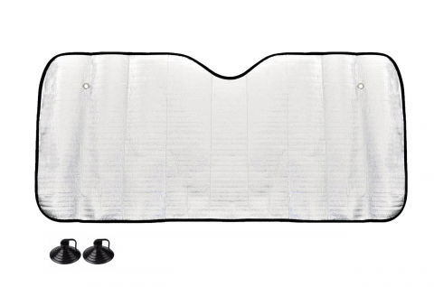 Accesorii si Echipamente Auto - Parasolar Auto Parbriz, Protectie Solara, 150x80cm, Argintiu