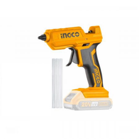 Scule electrice - Pistol de lipit cu silicon, pe acumulator, 20V