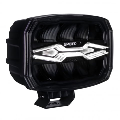 Proiectoare Full LED - Proiector auto LED X-SPIDER NINJA Oval, 80W, IP69K, Pozitie Dinamica, Stroboscop, Multifunctional
