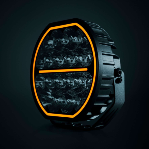 Lumini, Becuri, Proiectoare - Proiector LED auto, BIG ENERGY 9″, 126W, 11950 lumeni, lumina alba si galbena, E-Approved, 21,6 cm