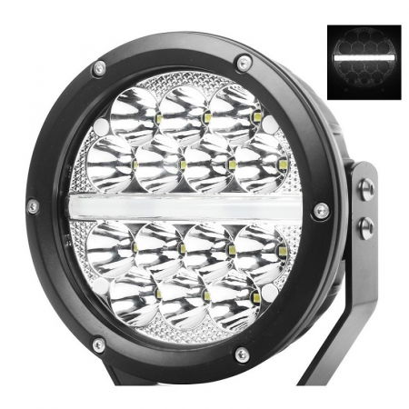 Proiector LED rotund cu pozitie si capac de protectie, 17.7cm - Truck LED L3427