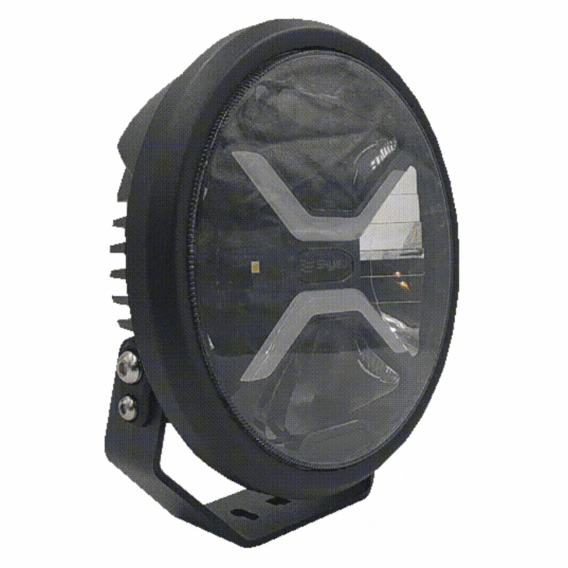 Proiectoare Full LED - Proiector SKYLED Crux 9X FULL LED, pozitie alba, galbena dinamica + faza, 22cm, 11000Lm