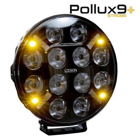 Proiector suplimentar Pollux9+ cu stroboscop inclus, LED, 120W, pozitie alb galbenaportocalie - Ledson 33491234