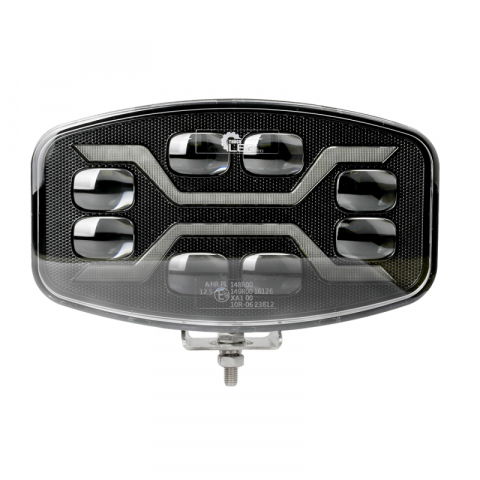 Proiectoare Full LED - Proiector Tir, Camion, Off Road, LED X Spider cu pozitie, faza si stroboscop portocaliu, 12/24V, 24.5cm, omologat