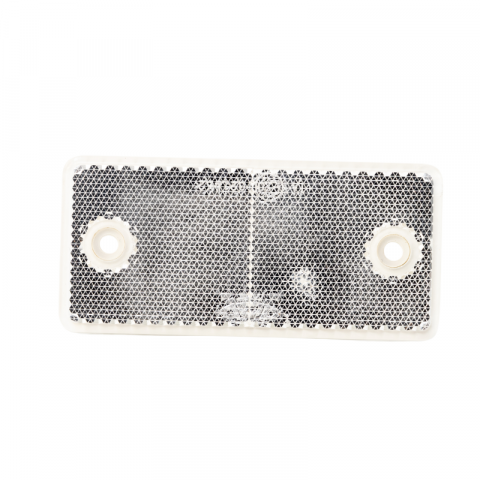 Benzi si placi reflectorizante - Catadioptru, Reflector alb, galben, roșu cu orificiu de montare, 9 x 4cm