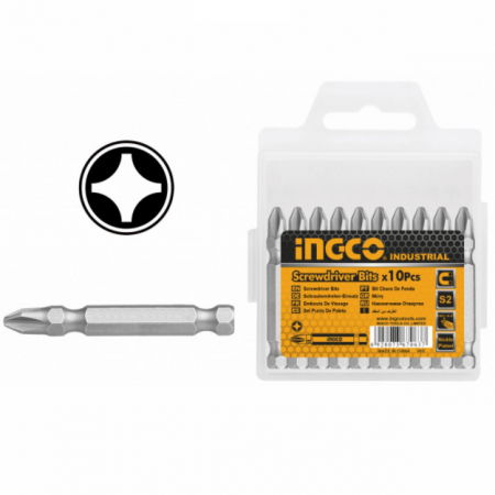 Accesorii scule electrice - Set 10 biti PH2, 50mm