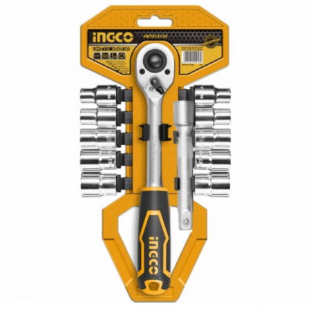 Scule si unelte - Set 12 pcs chei tubulare + clichet 1/2