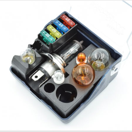 Set trusa rezerva becuri si sigurante, H4 55w, Galben, 12V - Narva NAR 984083010 [1]