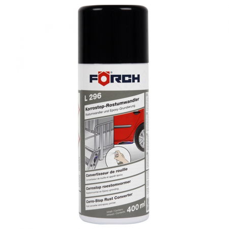 Vopsea spray si antifoane - Spray de neutralizare a ruginii Corostop L296, convertizor de rugina - Foerch 6200 0610