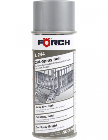 Vopsea spray si antifoane - Spray de zinc, de culoare deschisa, L244