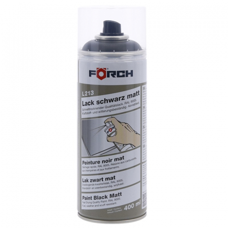 Vopsea spray si antifoane - Spray vopsea cu uscare rapidă, interior/exterior, nuanță Negu mat L213 R9005