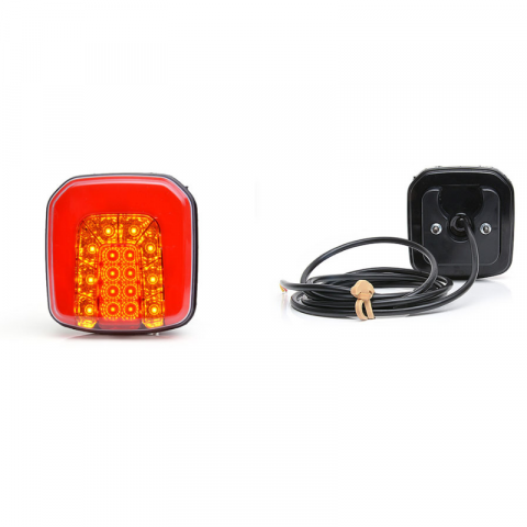 Lampi spate cu LED, semnalizare, Triple - Tripla, lampa stop cu 4 functii, CANBUS / fara eroare, cablu, 10.8 x 10.2