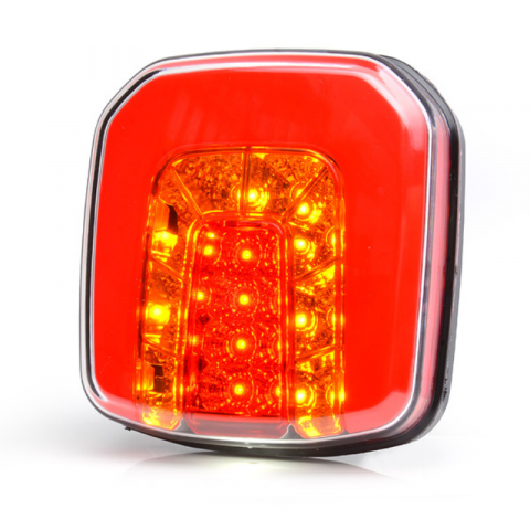 Lampi spate cu LED, semnalizare, Triple - Tripla, lampa stop cu 4 functii, CANBUS / fara eroare, mufa 5 pini baioneta, 10.8 x 10.2