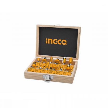 Accesorii scule electrice - Trusa freze lemn, tija 8 mm, 12 piese, oberfreza