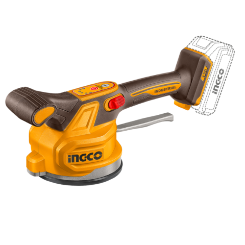 Scule electrice - Vibrator Placi Ceramice, 20V, Fara Fir, Adsorbtie 60kg, Ventuza 13cm, 10000RPM