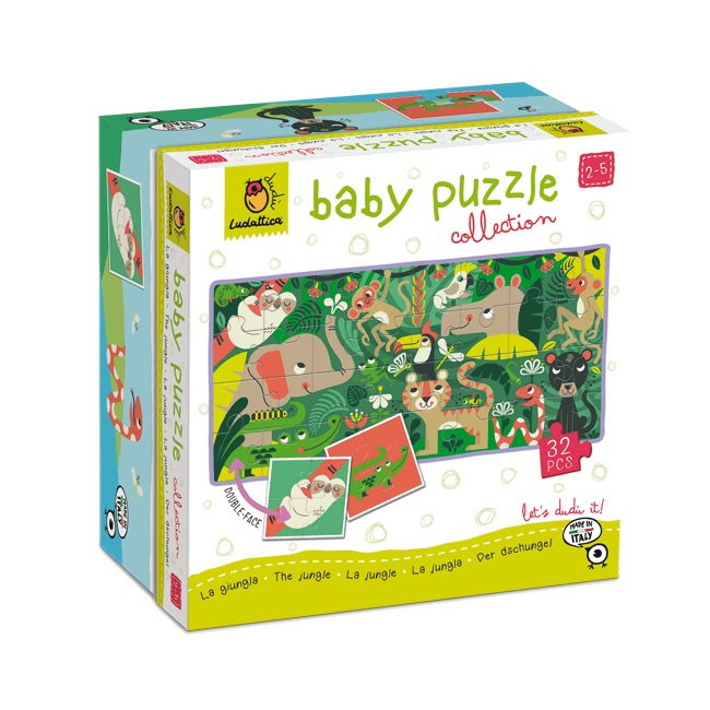 Produse - Baby Puzzle - Jungla new 2023, 2 - 5 Ani, 32 piese