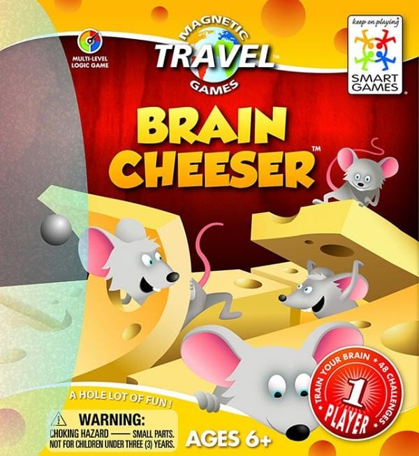 Produse - Smart Games - Brain Cheeser, joc de logica cu 48 de provocari, 6+ ani
