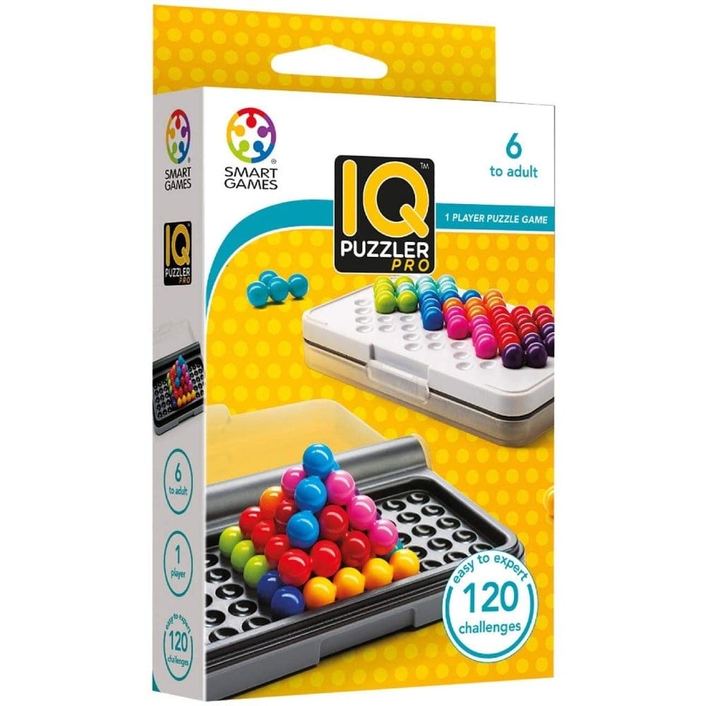 Produse - Smart Games - IQ Puzzler Pro, joc de logica cu 120 de provocari, 6+ ani