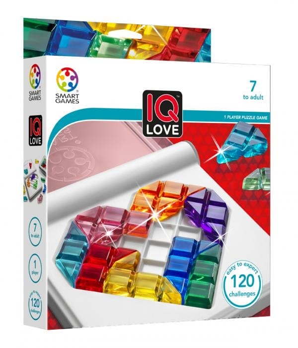 Produse - Smart Games - IQ Love, joc de logica cu 120 de provocari, 7+ ani
