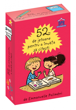 Jocuri litere si cifre - 52 Jetoane pentru a invata sa citesti, DPH, 2-3 ani +