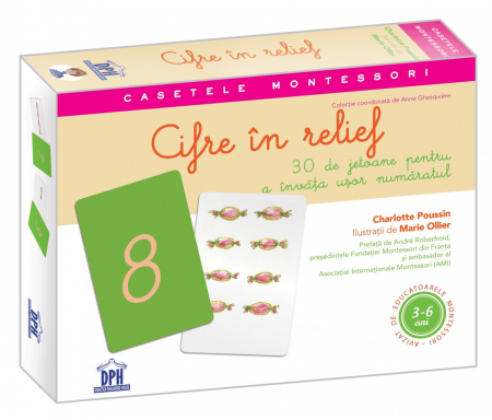 Jocuri litere si cifre - Cifre ȋn relief, DPH, 2-3 ani +