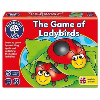 Jocuri litere si cifre - Joc educativ Buburuzele LADYBIRDS, Orchard Toys, 2-3 ani +