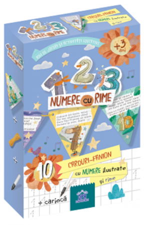 Jocuri litere si cifre - Numere cu rime, DPH, 7 ani +