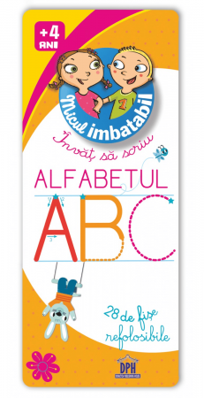 Jocuri litere si cifre - Micul Imbatabil - Învăț să scriu - Alfabetul, DPH, 2-3 ani +