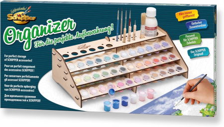 Produse / Organizator din lemn pentru picturi pe numere