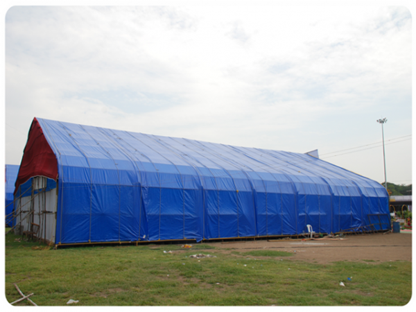 Prelata impermeabila cu inele 90 gr/mp dimensiune 3 x 4 m, albastra [3]