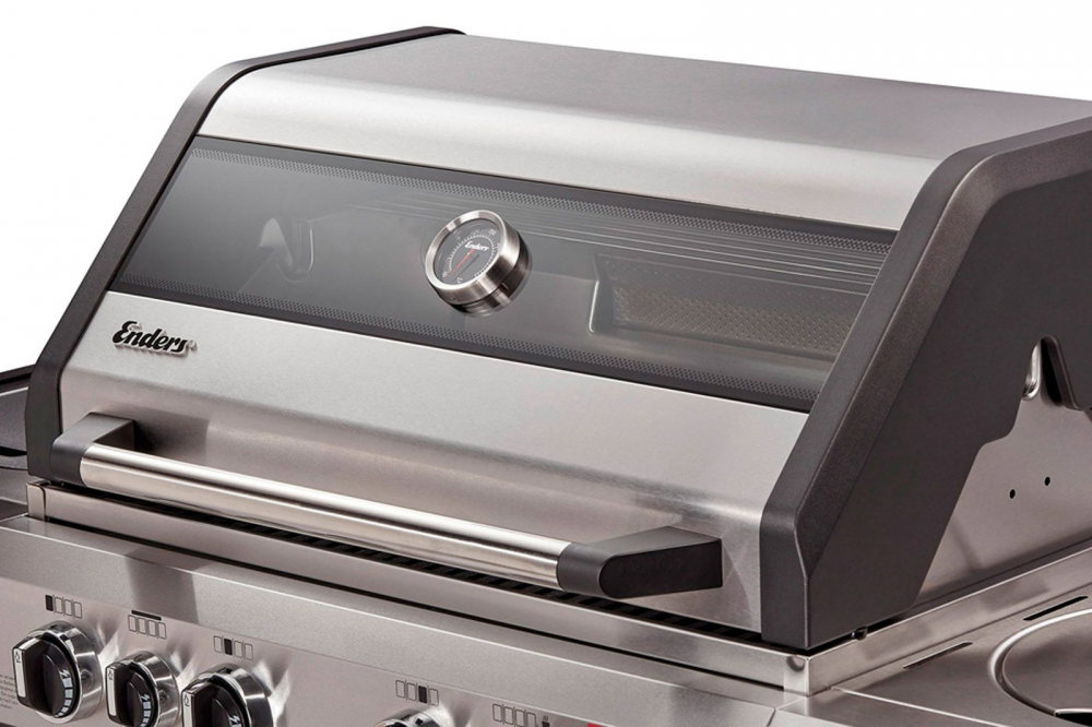 Bucatarie pe gaz, 4 arzatoare inox, arzator infrarosu, grile fonta, Enders Kansas II Pro 4 SIK Profi Turbo 871433 [5]