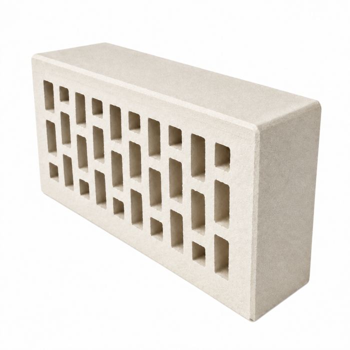 Caramida pentru fatade, garduri si gratare (alb Toscana) – 250 × 120 × 65 mm [1]