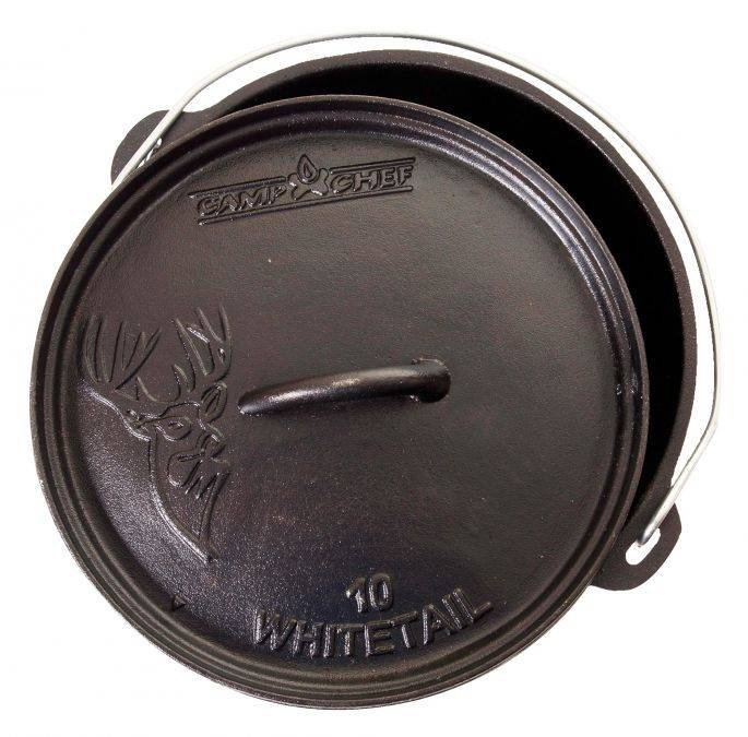 Ceaun din fonta cu capac - cuptor olandez Camp Chef 25,4 cm 3,8 litri CC-SDO10 [3]