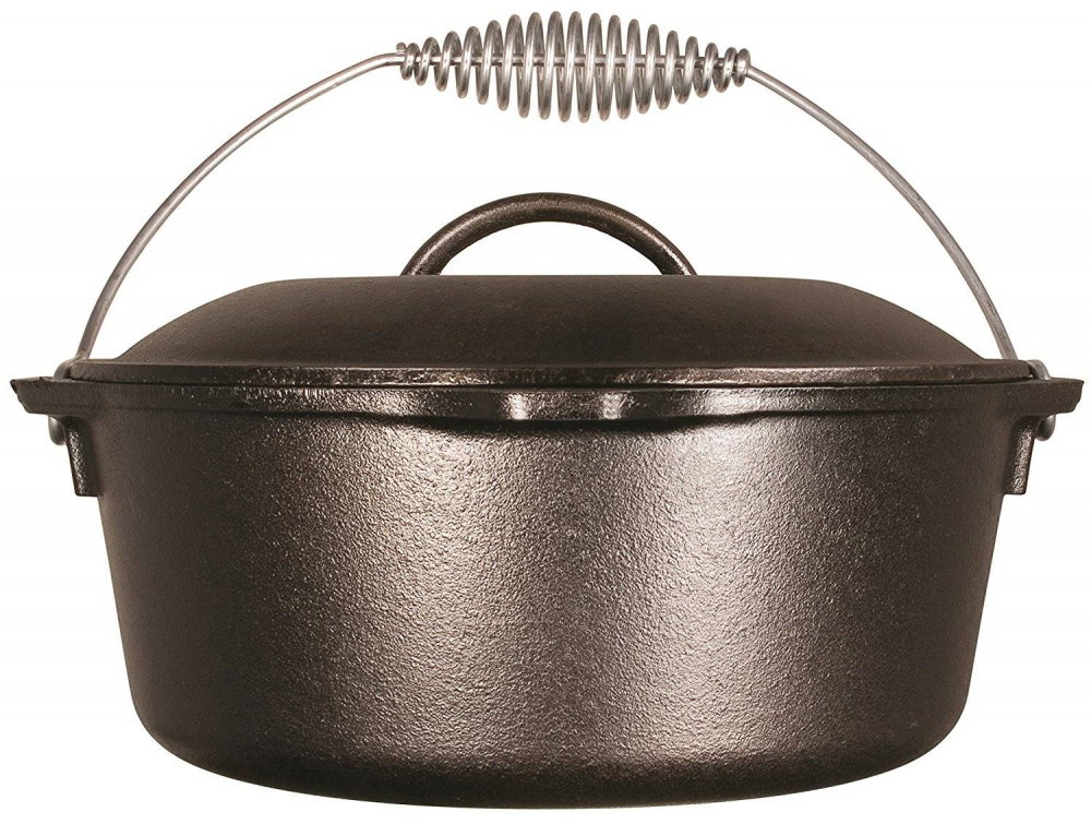 Ceaun din fonta cu capac - cuptor olandez Lodge 25,4 cm 4,7 litri L-8DO3 [1]