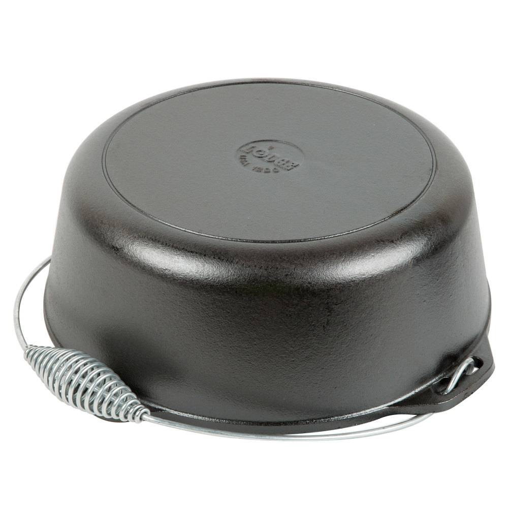 Ceaun din fonta cu capac - cuptor olandez Lodge 33 cm 8,5 litri L-12DO3 [10]