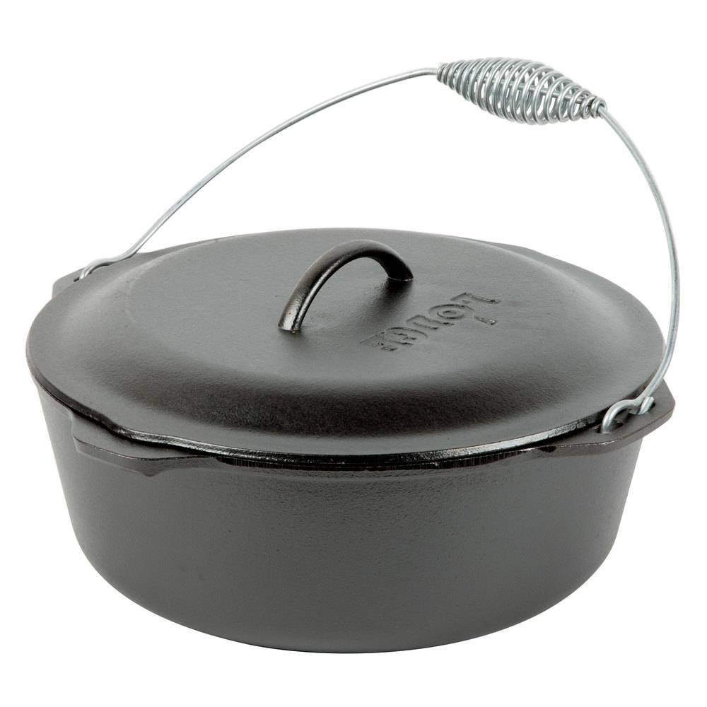 Ceaun din fonta cu capac - cuptor olandez Lodge 33 cm 8,5 litri L-12DO3 [1]