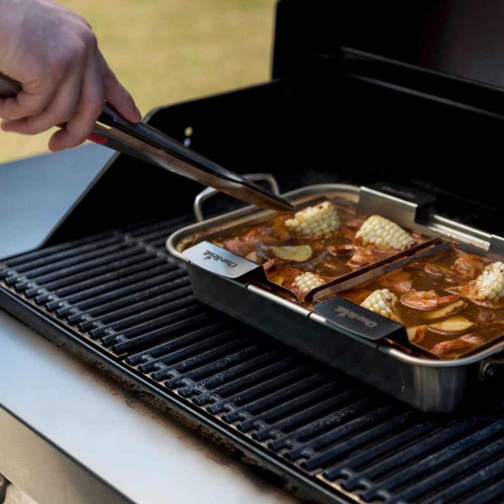 Cos din inox pentru gratar 25 x 16 x 7 cm Char-Broil 140016 [6]
