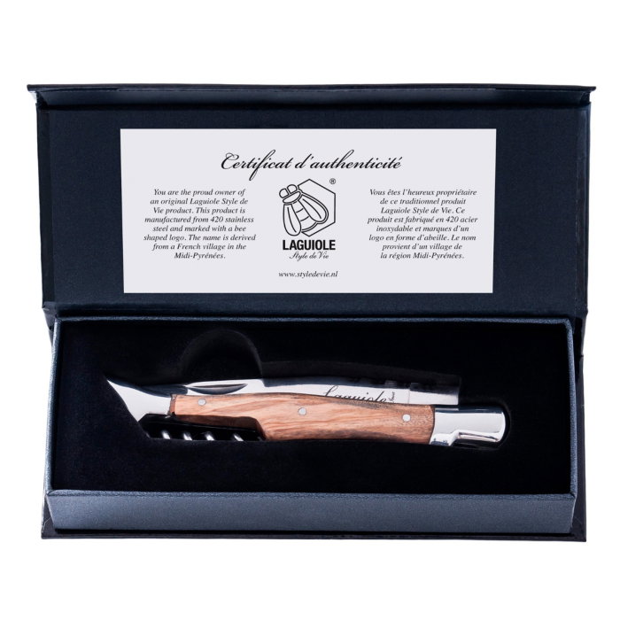 Cutit de buzunar cu tirbuson Laguiole Style de Vie Premium Line ZAKMKURKOLIJF [2]