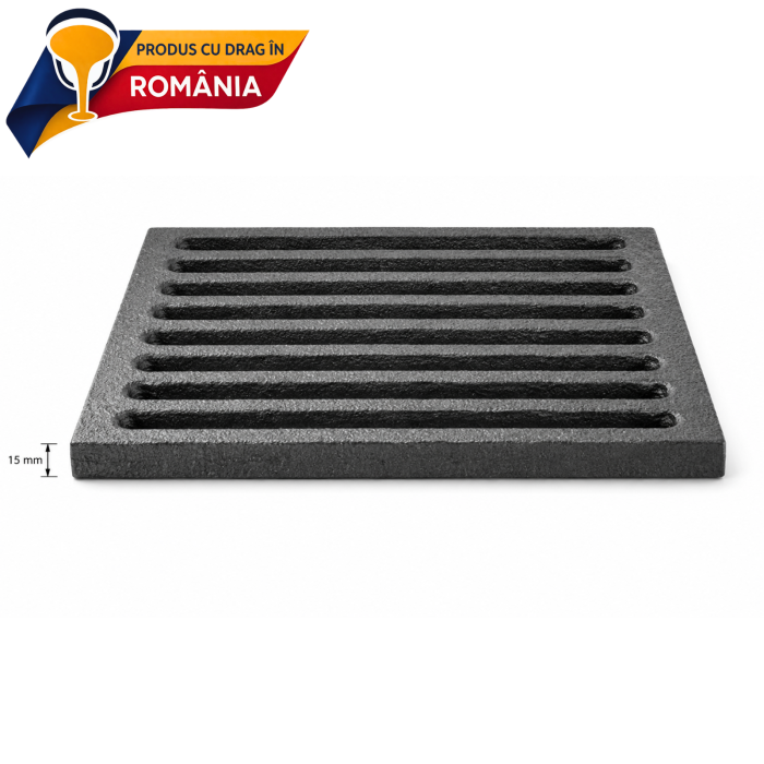 GRĂTAR DIN FONTĂ 210 x 140 x 15 mm [4]