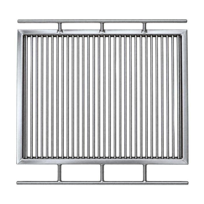 Grătar inox 720 x 400 mm, bară 6 mm, mânere fixe - Standard [1]