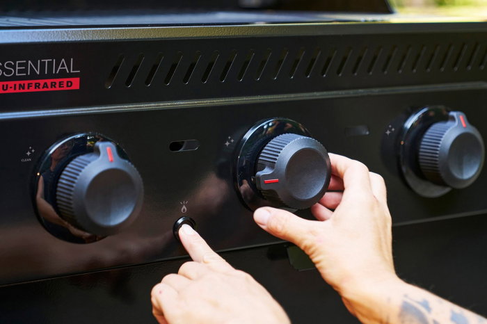 Gratar pe gaz Char-Broil Essential 4 G cu 4 arzatoare, grile din fonta, TRU-Infrared 140235 [16]