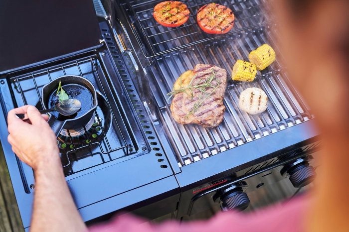 Gratar pe gaz Char-Broil Essential 4 G cu 4 arzatoare, grile din fonta, TRU-Infrared 140235 [11]