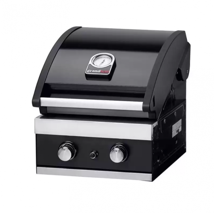 GRATAR PE GAZ CU 2 ARZATOARE GRANDHALL CLASSIC K02000232A [1]