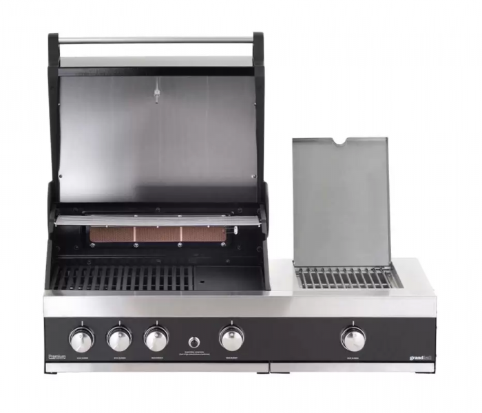 GRATAR PE GAZ CU 3 ARZATOARE GRANDHALL PREMIUM GT3 SI ARZATOR LATERAL K03000281A [2]