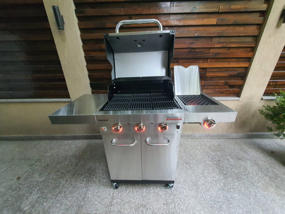 Gratar pe gaz din inox Char-Broil Professional Pro S 3, grile din fonta, sear burner, TRU-Infrared 140920 [14]