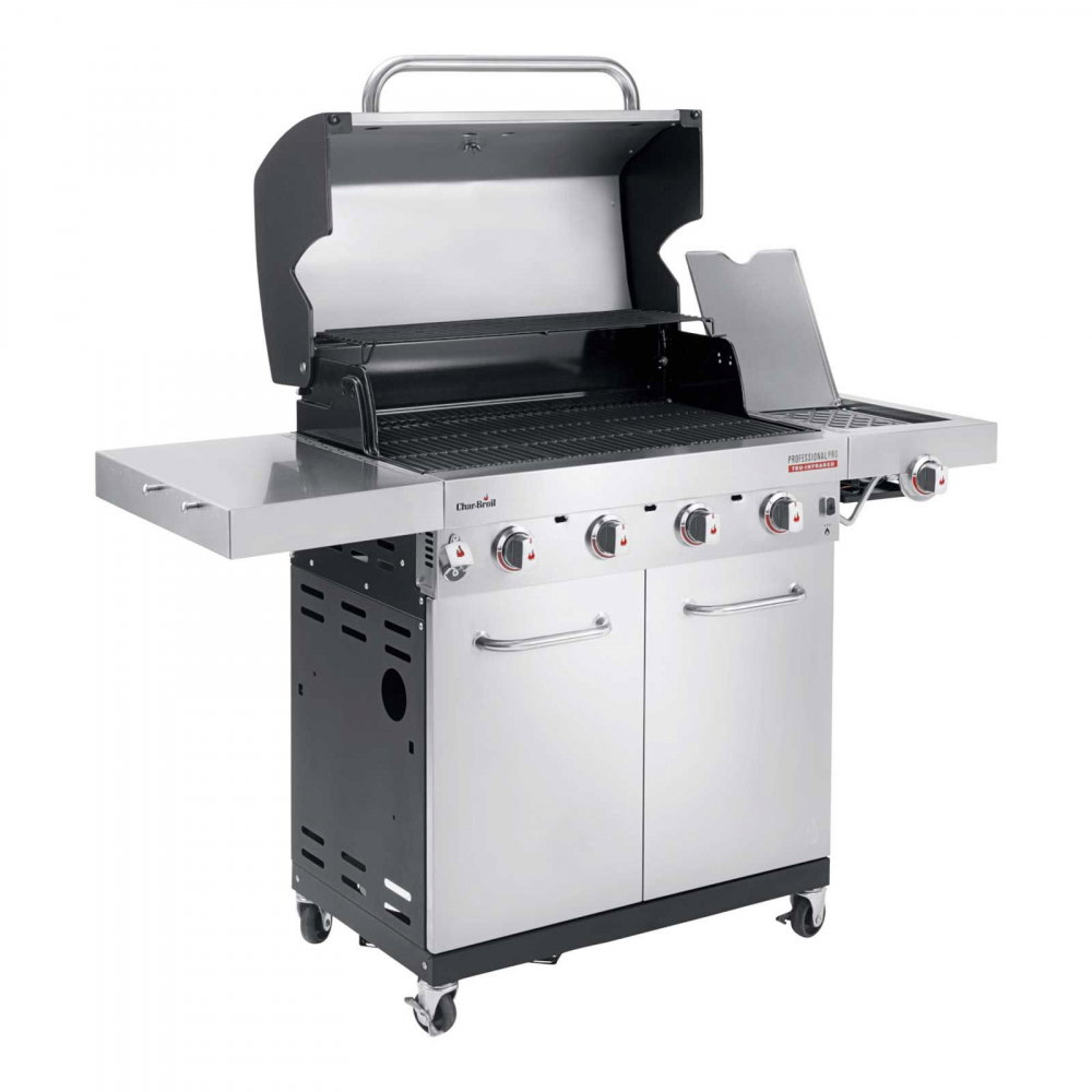 Gratar pe gaz din inox Char-Broil Professional Pro S 4, grile din fonta, sear burner, TRU-Infrared 140921 [3]