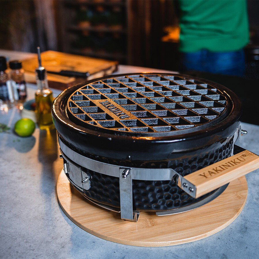 Grila din fonta pentru gratar rotund YAKINIKU Shichirin 800761 [3]